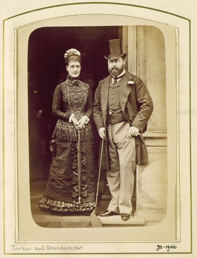 Portrait of King Edward VII and Queen Alexandra by Turner and Drinkwater